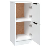 Sideboards 2 pcs White 30x30x70 cm Engineered Wood - 45-Degree Angle
