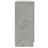 Sideboards 2 pcs Concrete Grey 30x30x70 cm Engineered Wood - Close-Up Angle