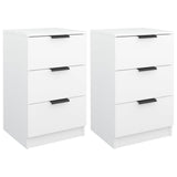 Bedside Cabinets 2 pcs White 40x36x65 cm