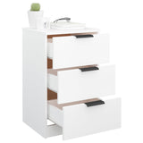 Bedside Cabinets 2 pcs White 40x36x65 cm - Top-Down View