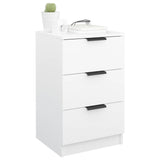 Bedside Cabinets 2 pcs White 40x36x65 cm - 45-Degree Angle