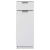 Bathroom Cabinet White 32x33.5x90 cm Engineered Wood