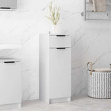Bathroom Cabinet White 32x33.5x90 cm Engineered Wood