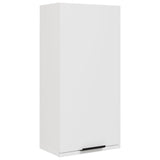 Wall-mounted Bathroom Cabinet White 32x20x67 cm - Front View