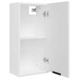 Wall-mounted Bathroom Cabinet White 32x20x67 cm - Low Angle