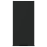 Wall-mounted Bathroom Cabinet Black 32x20x67 cm