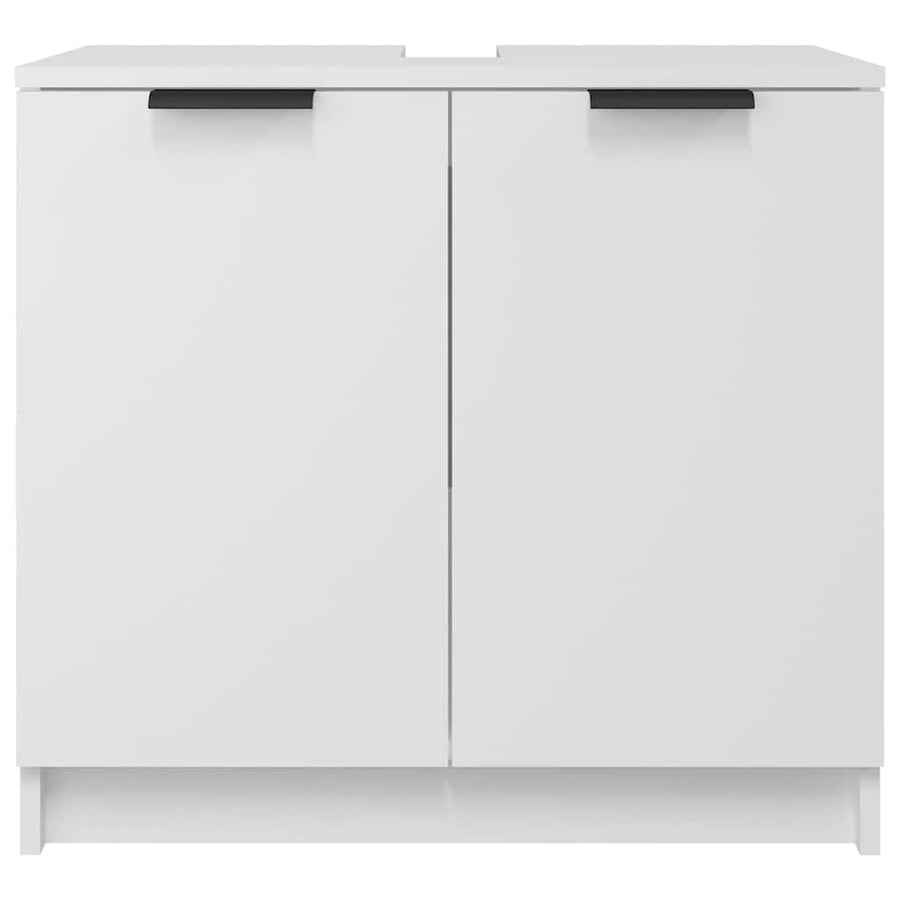 Bathroom Cabinet White 64.5x33.5x59 cm Engineered Wood