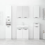 Bathroom Mirror Cabinet High Gloss White 64x20x67 cm