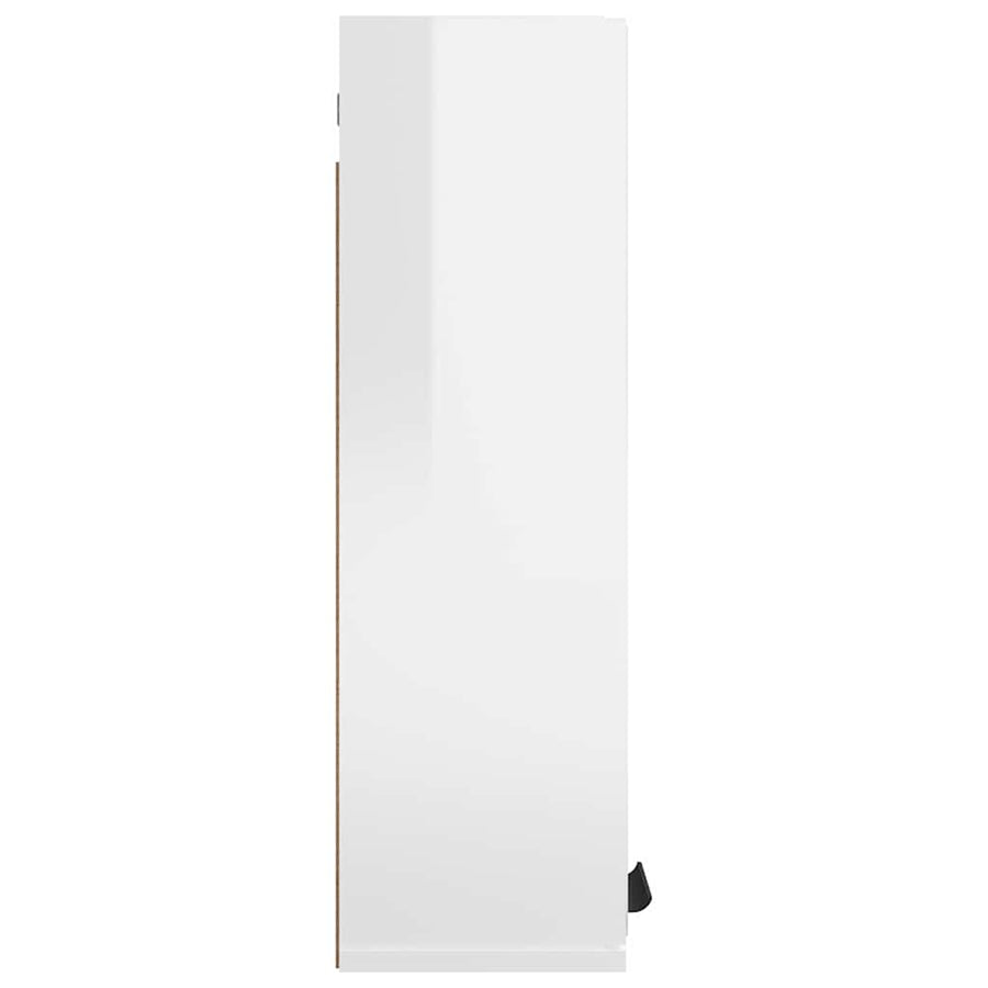 Bathroom Mirror Cabinet High Gloss White 64x20x67 cm