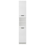 Bathroom Cabinet White 32x34x188.5 cm Engineered Wood
