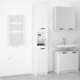 Bathroom Cabinet White 32x34x188.5 cm Engineered Wood