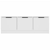 TV Cabinet White 102x35x36.5 cm Engineered Wood