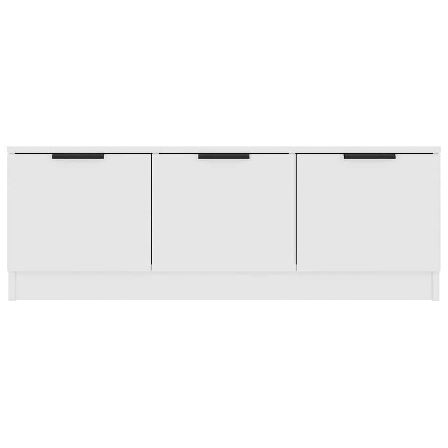 TV Cabinet White 102x35x36.5 cm Engineered Wood