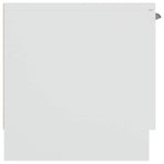 TV Cabinet White 102x35x36.5 cm Engineered Wood
