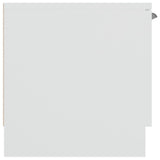 TV Cabinet White 102x35x36.5 cm Engineered Wood - Low Angle