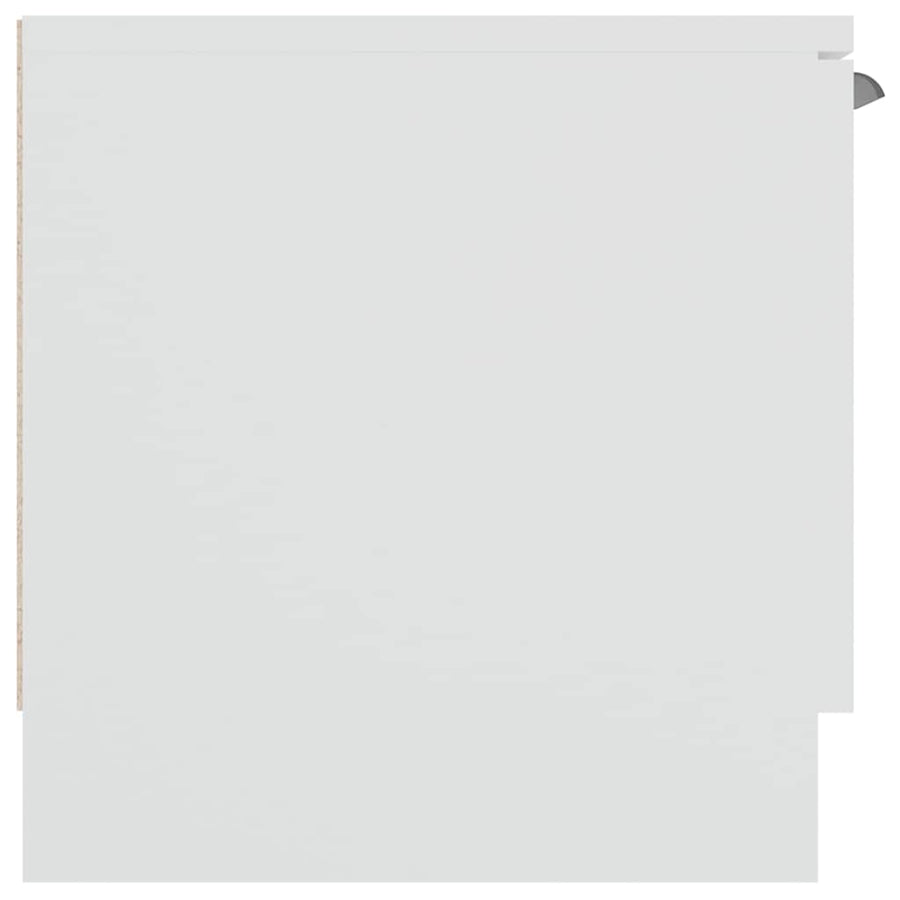 TV Cabinet White 102x35x36.5 cm Engineered Wood