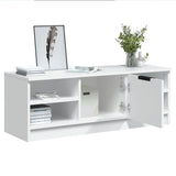 TV Cabinet White 102x35.5x36.5 cm Engineered Wood