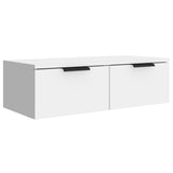 Wall Cabinet White 68x30x20 cm Engineered Wood - Front View