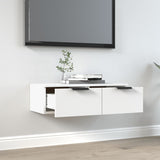 Wall Cabinet White 68x30x20 cm Engineered Wood - Side View