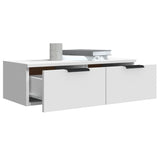 Wall Cabinet White 68x30x20 cm Engineered Wood - 45-Degree Angle