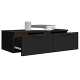 Wall Cabinet Black 68x30x20 cm Engineered Wood - 45-Degree Angle