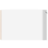 Wall Cabinet High Gloss White 68x30x20 cm Engineered Wood - Low Angle