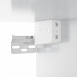 Wall Cabinet High Gloss White 68x30x20 cm Engineered Wood