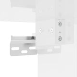 Wall Cabinet High Gloss White 102x30x20 cm Engineered Wood