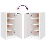 Shoe Cabinet White 30x35x70 cm Engineered Wood