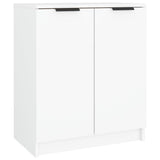 Shoe Cabinet White 59x35x70 cm Engineered Wood - Front View