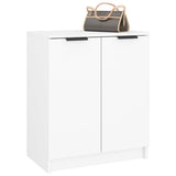 Shoe Cabinet White 59x35x70 cm Engineered Wood - Close-Up Angle