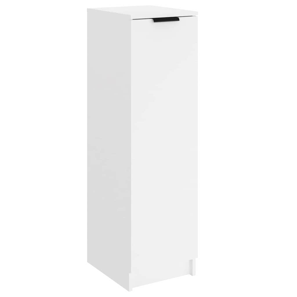 Shoe Cabinet White 30x35x100 cm Engineered Wood