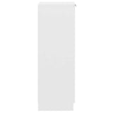 Shoe Cabinet White 30x35x100 cm Engineered Wood