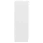 Shoe Cabinet White 30x35x100 cm Engineered Wood