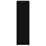 Shoe Cabinet Black 30x35x100 cm Engineered Wood - 45-Degree Angle