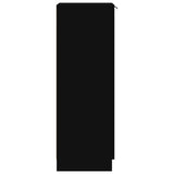 Shoe Cabinet Black 30x35x100 cm Engineered Wood