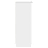 Shoe Cabinet White 59x35x100.5 cm Engineered Wood