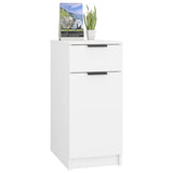 Desk Cabinet White 33.5x50x75 cm Engineered Wood - Top-Down View