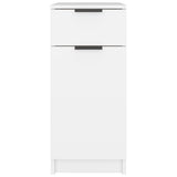 Desk Cabinet White 33.5x50x75 cm Engineered Wood