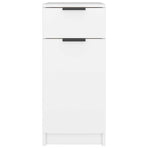 Desk Cabinet White 33.5x50x75 cm Engineered Wood