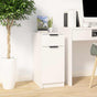 Desk Cabinet White 33.5x50x75 cm Engineered Wood