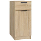 Desk Cabinet Sonoma Oak 33.5x50x75 cm Engineered Wood - Front View