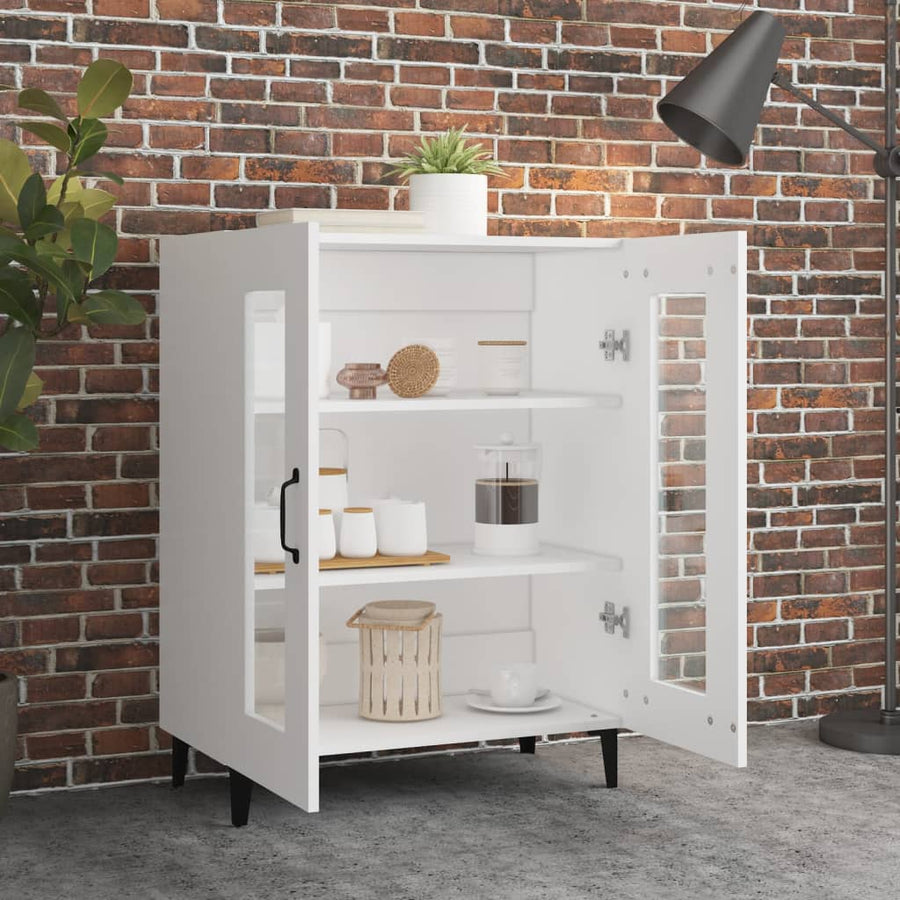 Sideboard White 69.5x34x90 cm Engineered Wood