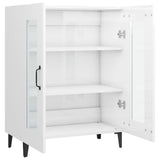 Sideboard High Gloss White 69.5x34x90 cm Engineered Wood