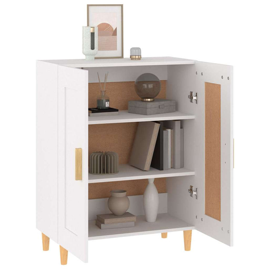 Sideboard White 69.5x34x90 cm Engineered Wood