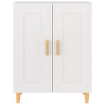 Sideboard White 69.5x34x90 cm Engineered Wood