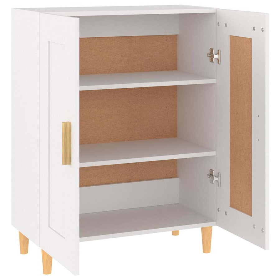 Sideboard White 69.5x34x90 cm Engineered Wood
