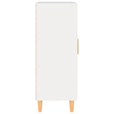 Sideboard White 69.5x34x90 cm Engineered Wood - Low Angle