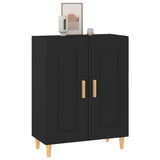 Sideboard Black 69.5x34x90 cm Engineered Wood - Top-Down View
