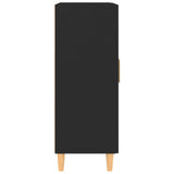 Sideboard Black 69.5x34x90 cm Engineered Wood - Low Angle